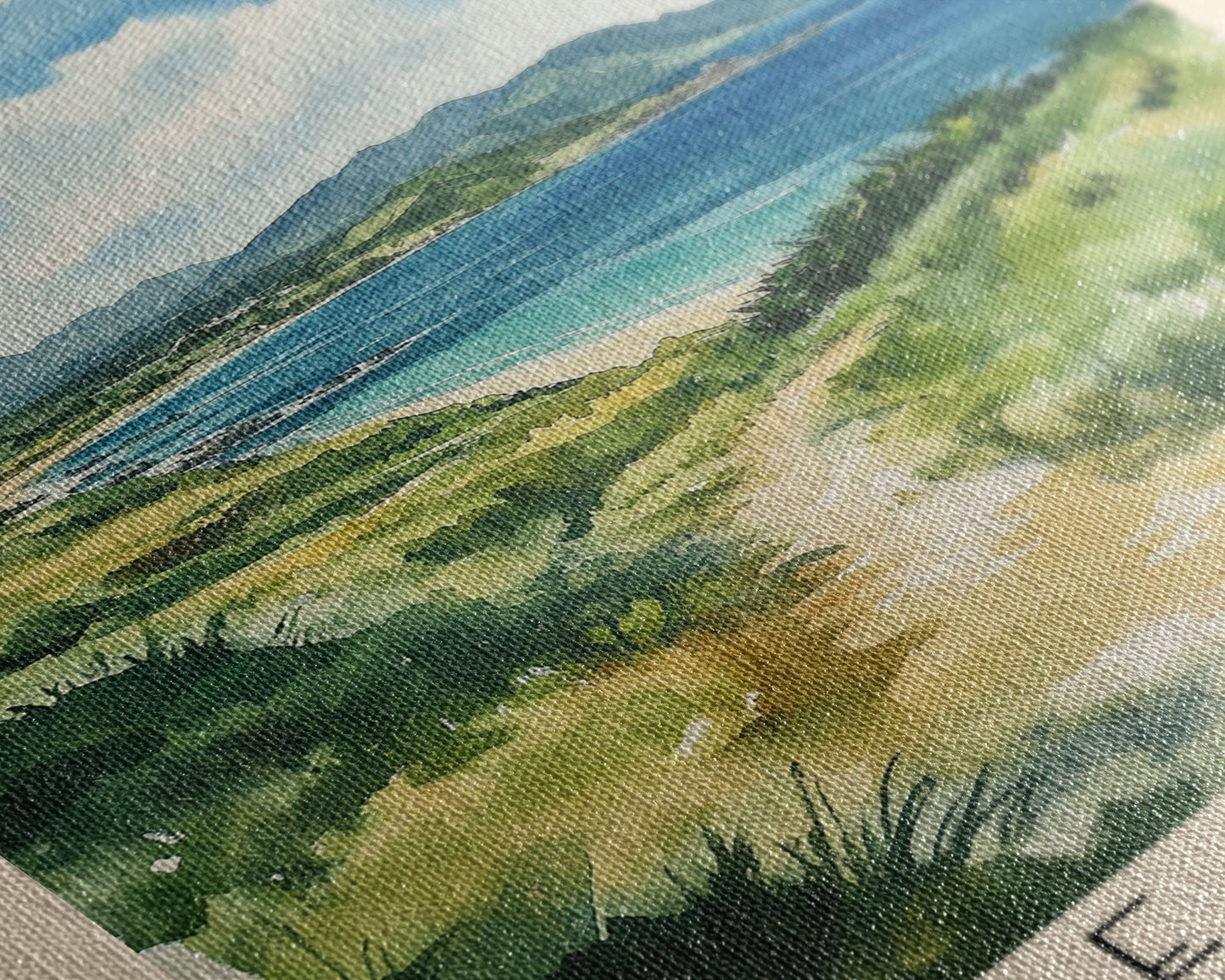 Cape Engano, Philippines Watercolor Beach Print, Vacation Gift, Philippines Wall Art, Beach Painting, Beach Decor, Beach Painting