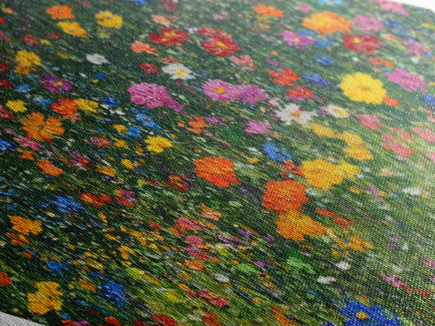 Starburst Bright Rays – Diamond Shaped Canvas Textured Print, retro abstract wall art, vibrant geometric design, bold midcentury decor