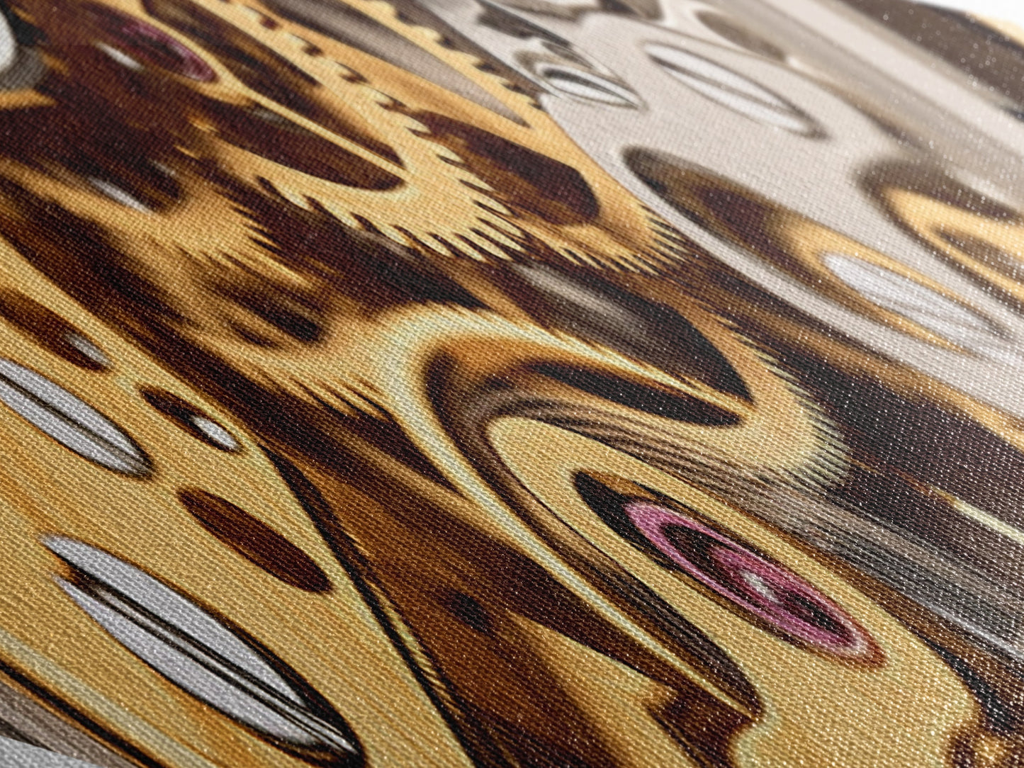 Horology Precision Gears Diamond Shaped Canvas Embossed Print, Steampunk Clockwork Art, Industrial Style Decor, Watchmaker Gift