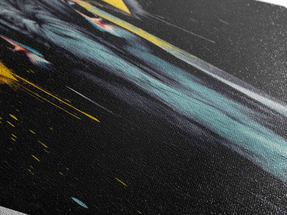 Funky Cow Art Diamond Shaped Canvas Texture Art Print - Farmhouse Decor - Funny Wall Art - Bovine Wall Art - Farmhouse Art