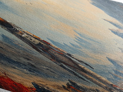 Astronaut Frontier Journey Diamond Shaped Canvas Textured Print space exploration art sci-fi galaxy wall art gift idea