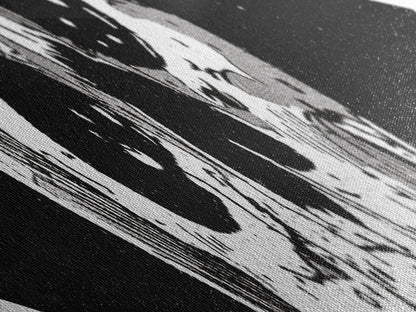 Manga Skull Scream Diamond Shaped Canvas Art Print horror comic style anime decor edgy wall art unique gothic Halloween gift