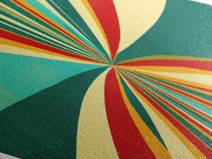 Pastel Flow Diamond Shaped Canvas Textured Print pastel wall art pink mint abstract bedroom decor trendy dorm aesthetic soft modern gift