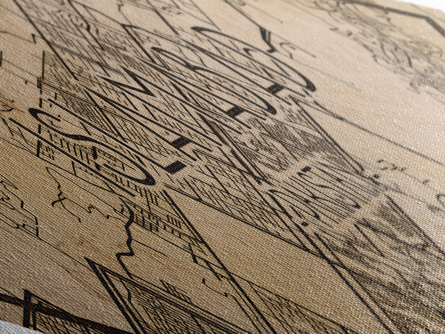 Islamabad - Pakistan Diamond Shaped City Map, Custom Diamond Shaped Wall Art, City Map Canvas