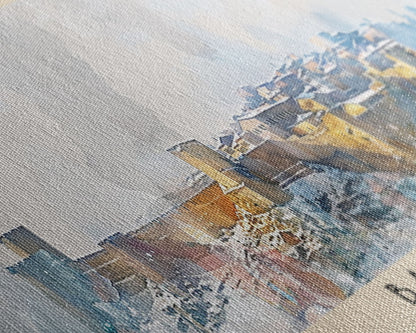 Batman TurkeyPanoramic Travel Poster, Framed Canvas Print or Metal Wall Art, Travel Art, Home Decor, Panoramic Painting, Midcentury Art