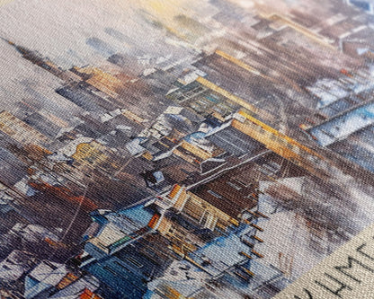 Khmelnytskyi Ukraine Travel Art, City Art, Framed Canvas Print or Metal Wall Art, Europe Travel Poster, Panoramic Wall Art, Extra Wide Wall Art