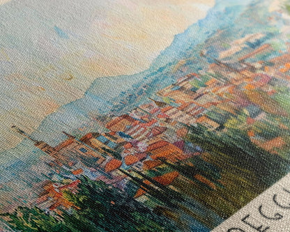 Reggio Emilia Travel Print Wall Art, Panoramic City Art, Travel Art, Wall Decor, Vacation Gift, Framed Canvas Print Or Metal Art