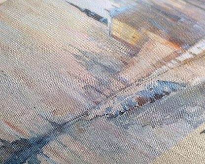 Reisekunst aus Twer, Russland, Stadtkunst, gerahmter Leinwanddruck oder Wandbild aus Metall, Europa-Reiseposter, Panorama-Wandbild, extra breites Wandbild