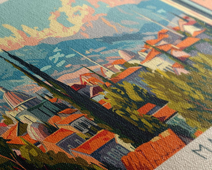 Malatya, Türkei – Kunstdruck, Panorama-Stadtbild, Reisekunst, Wanddekoration, Urlaubsgeschenk, gerahmter Leinwanddruck oder Metallbild