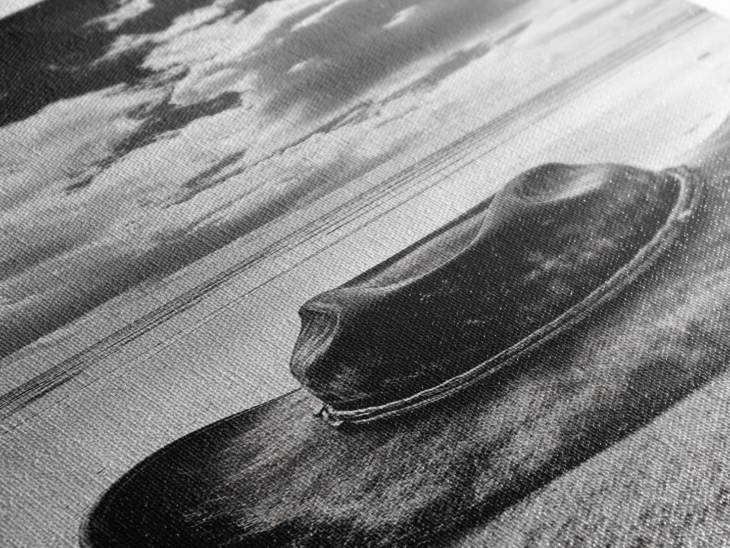 Weathered Cowboy Hat, Coastal Cowgirl Wall Art, Framed Canvas Print, Rustic Décor, Boho Art, Minimalist Art, Nautical Wall Art