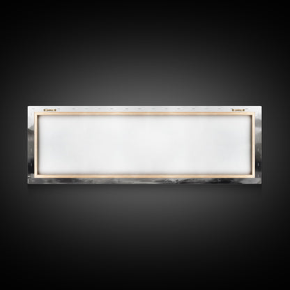 Abstract City Art, Cityscape Wall Art, City Skyline Wall Art, Black And White Urban Art Print, Wall Decor, Panoramic, Wall Art, Canvas Print