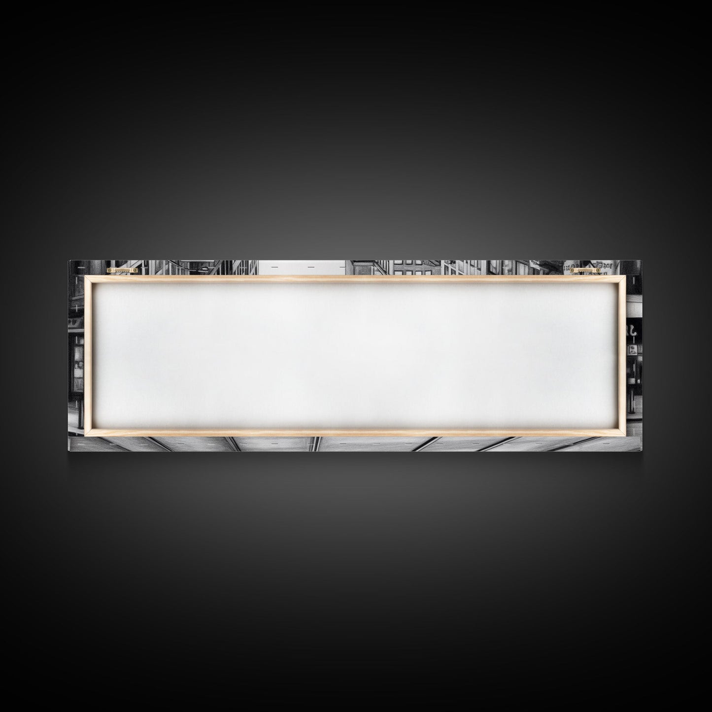 Big City Canvas Print, City Art, Cars, Bus, Buildings, Large Urban Art Print, Original Art, Wall Decor, Panoramic, Wall Art, Canvas Print