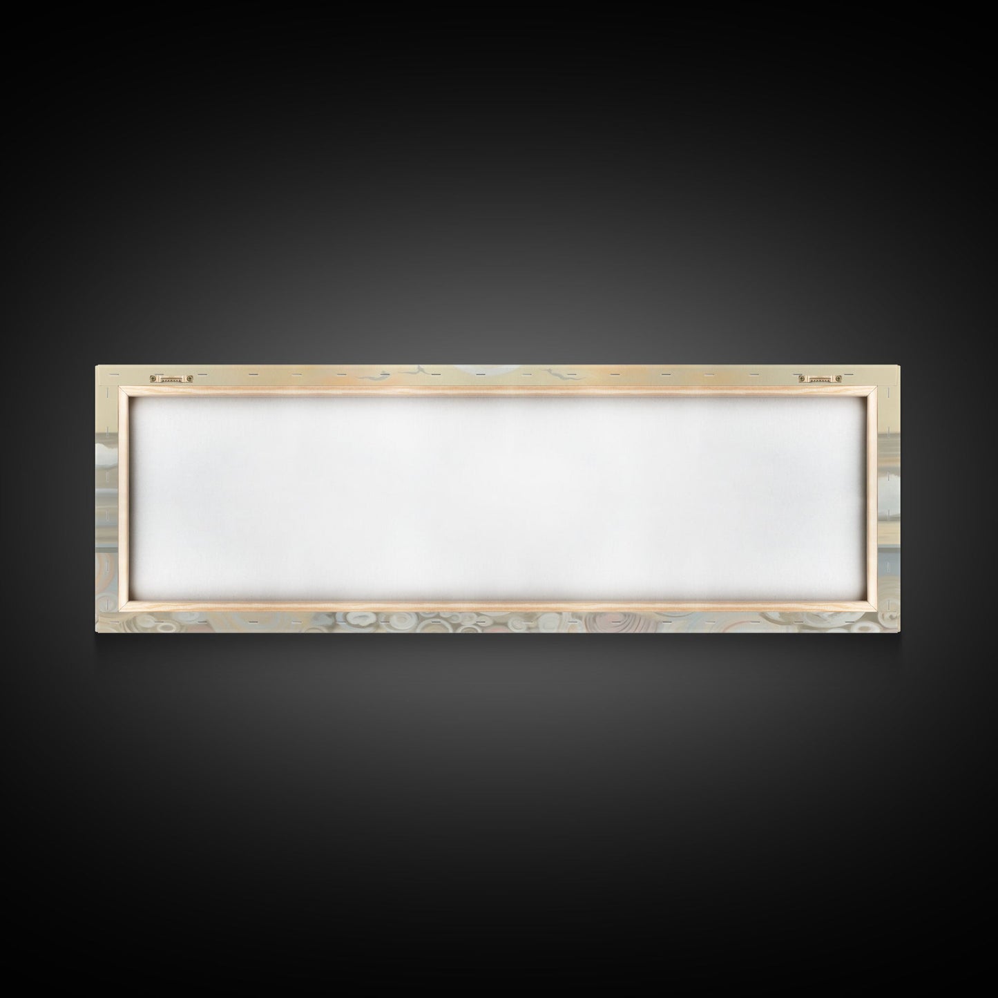 Abstract  Ocean Wall Art Canvas Print, Pastel Beach Wall Art, Seascape Wall Decor, Ocean Waves Wall Art, Panoramic, Wall Art, Canvas Print