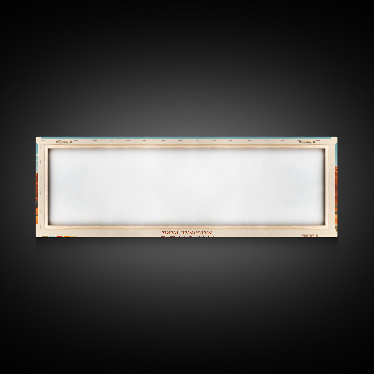 Arches National Park, Panoramic Utah Travel Art, National Park Print, Minimalist Travel Art, Midcentury Modern Style Landscape