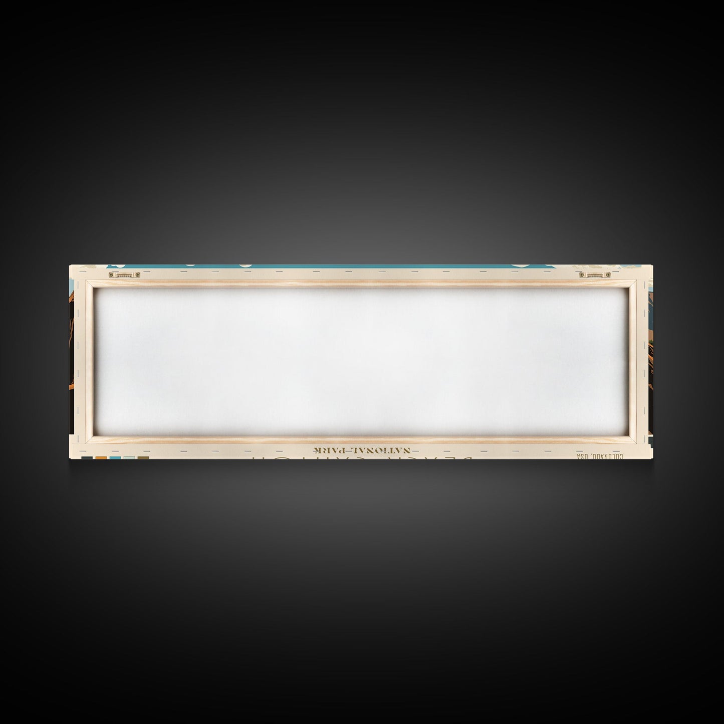 Black Canyon Of The Gunnison National Park, Panoramic Colorado Travel Art, National Park Print, Minimalist Travel Art, Midcentury Modern