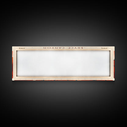 Bryce Canyon National Park, Panoramic Utah Travel Art, National Park Print, Minimalist Travel Art, Midcentury Modern Style Landscape