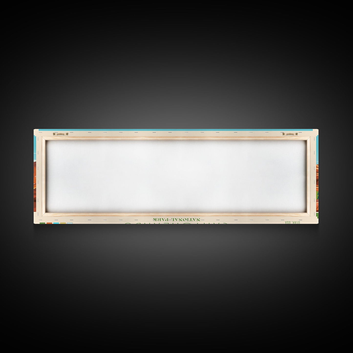 Canyonlands National Park, Panoramic Utah Travel Art, National Park Print, Minimalist Travel Art, Midcentury Modern Style Landscape