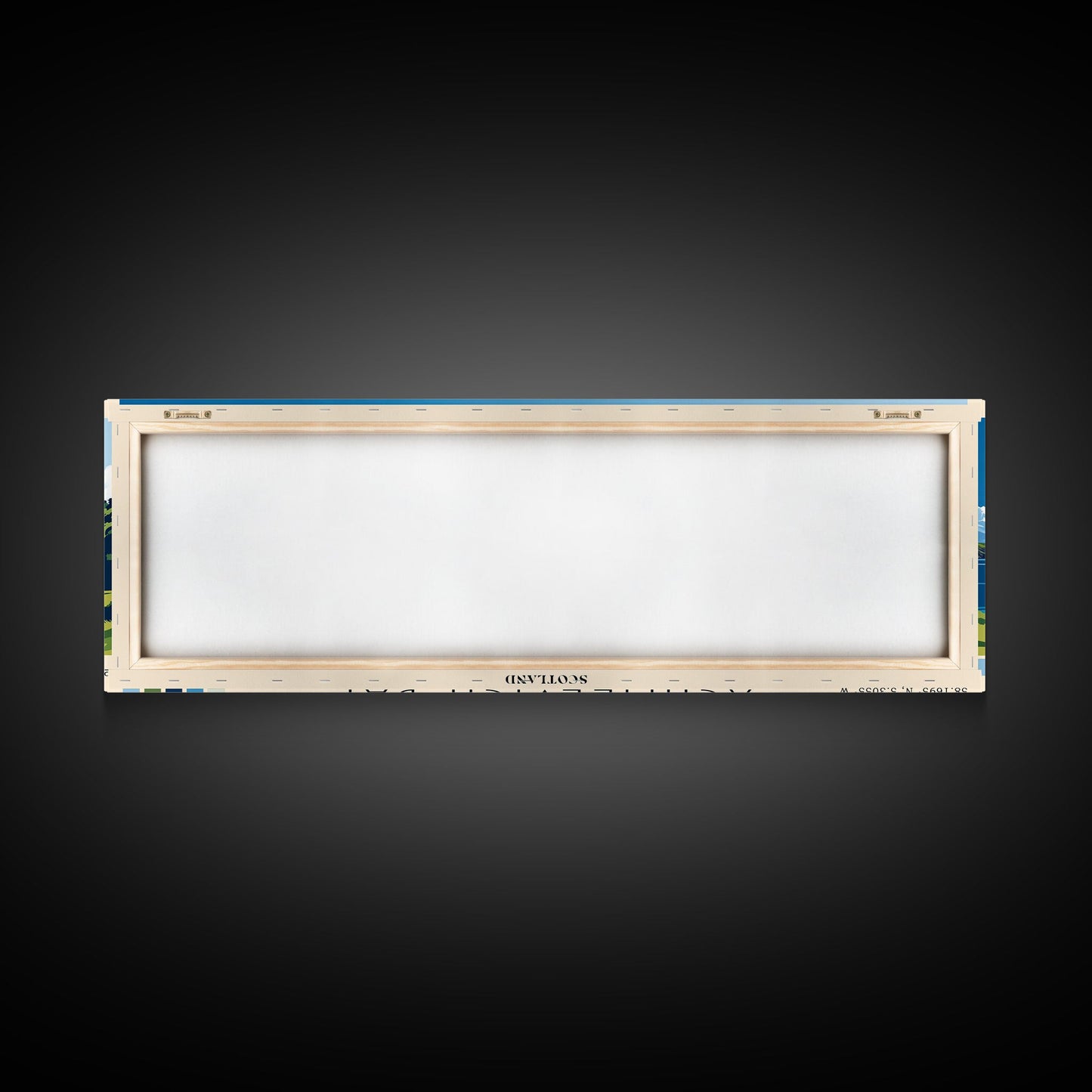 Achmelvich Bay, Scotland Panoramic Print, Vacation Gift, Scotland Wall Art, Beach Painting, Beach Decor, Large Wall Art, Wood Frame Art