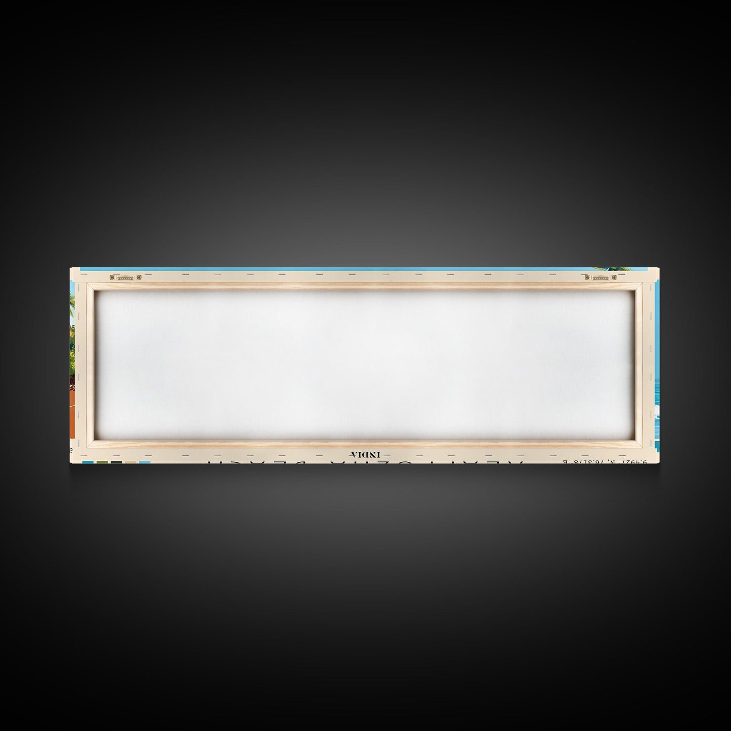 Alappuzha Beach, India Panoramic Print, Vacation Gift, India Wall Art, Beach Painting, Beach Decor, Large Wall Art, Wood Frame Art