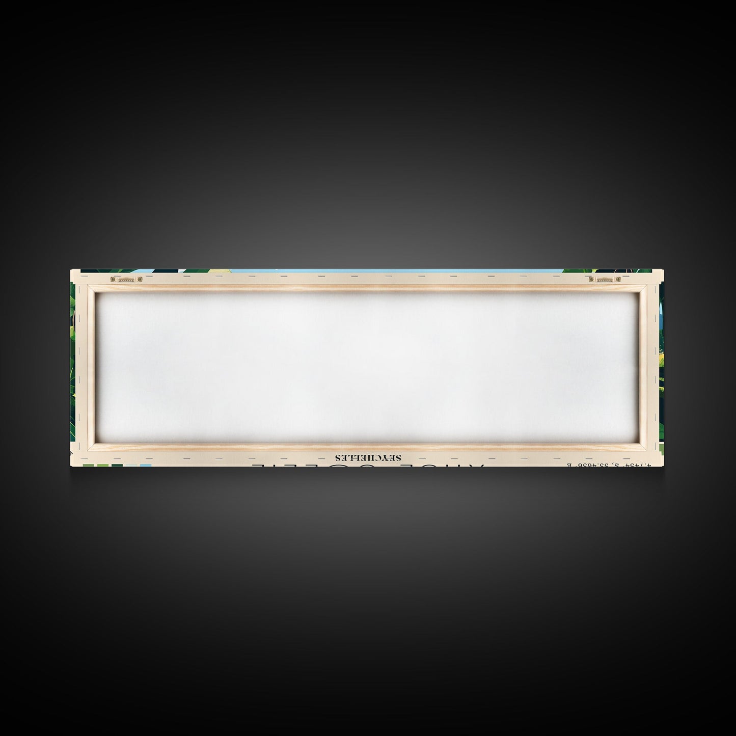 Anse Soleil, Seychelles Panoramic Beach Print, Vacation Gift, Seychelles Wall Art, Framed Canvas Print, Framed Beach Painting