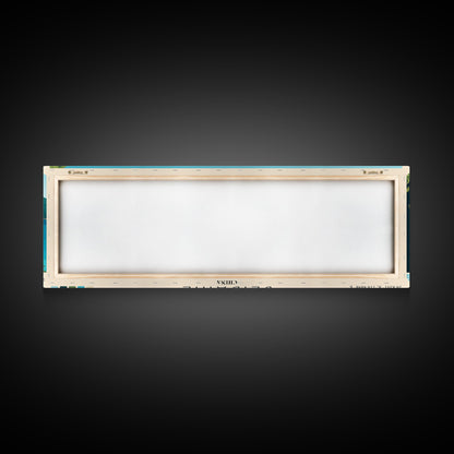 Beidaihe, China Panoramic Beach Print, Vacation Gift, China Wall Art, Beach Painting, Beach Decor, Beach Painting