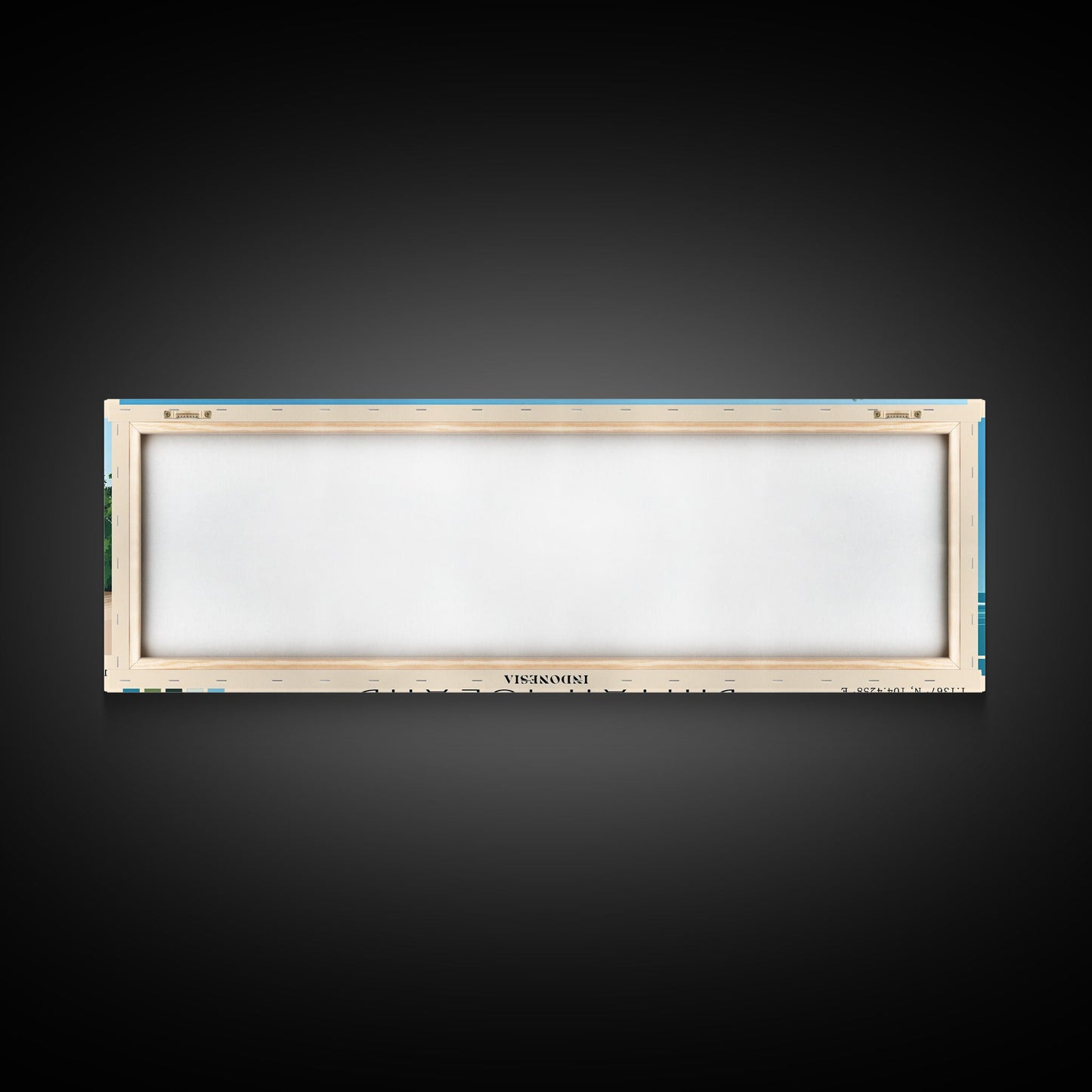 Bintan Island, Indonesia Panoramic Beach Print, Vacation Gift, Indonesia Wall Art, Beach Painting, Beach Decor, Beach Painting