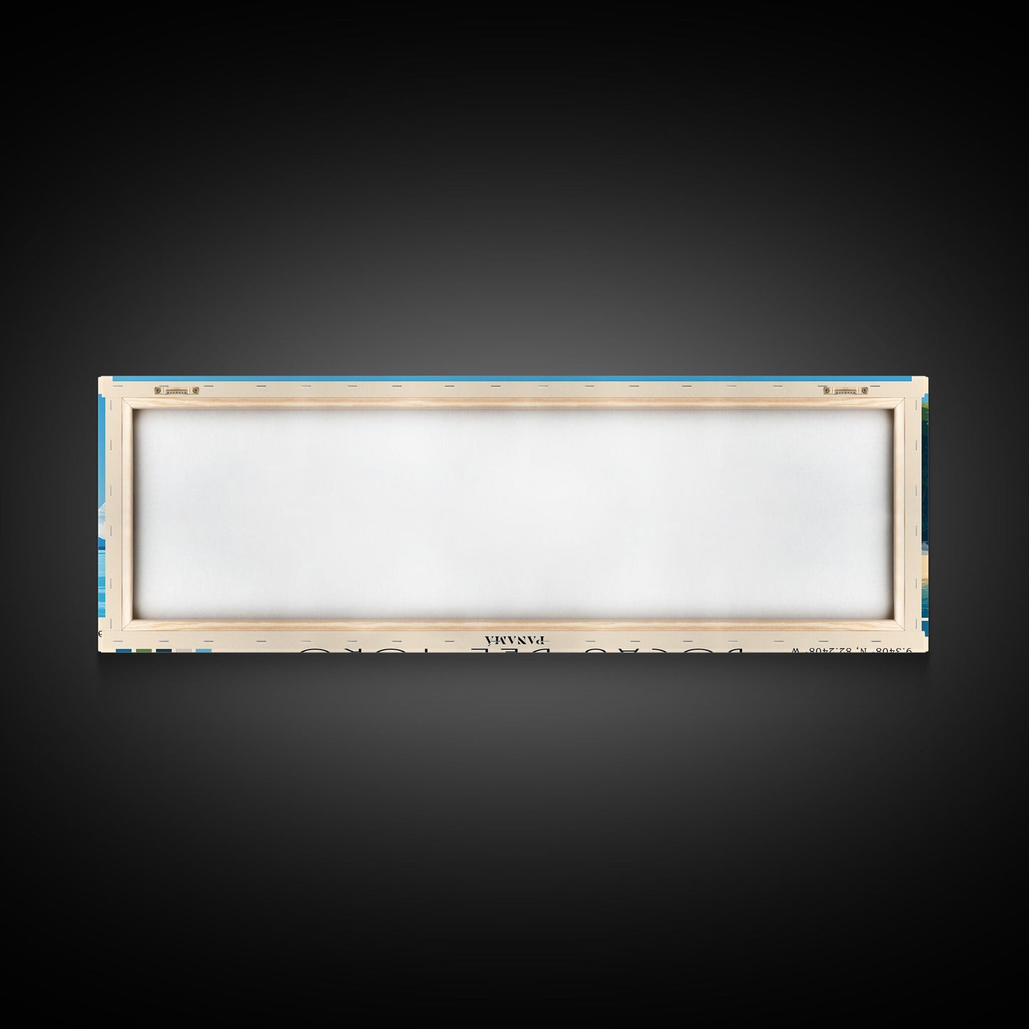 Bocas del Toro , Panamá Panoramic Beach Print, Vacation Gift, Panamá Wall Art, Beach Painting, Beach Decor, Beach Painting