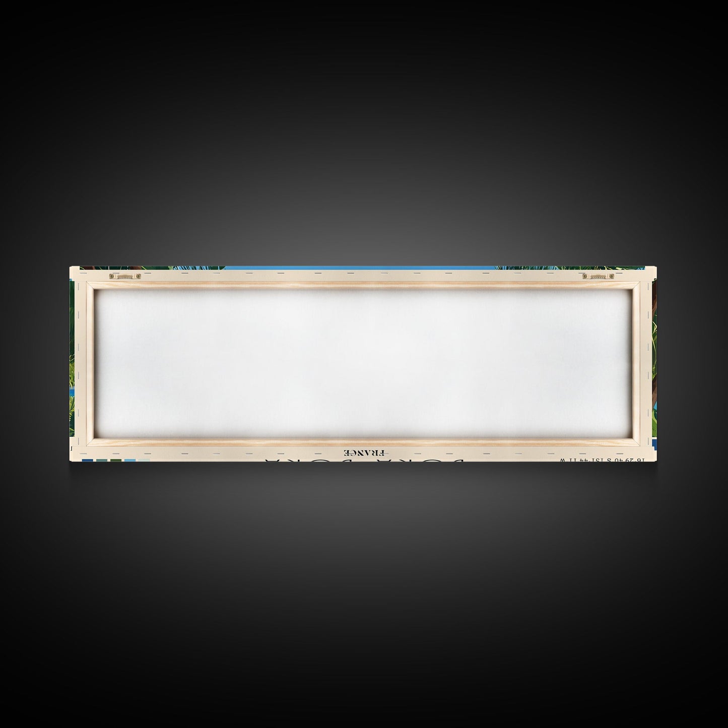 Bora Bora, France Panoramic Beach Print, Vacation Gift, France Wall Art, Beach Painting, Beach Decor, Beach Painting