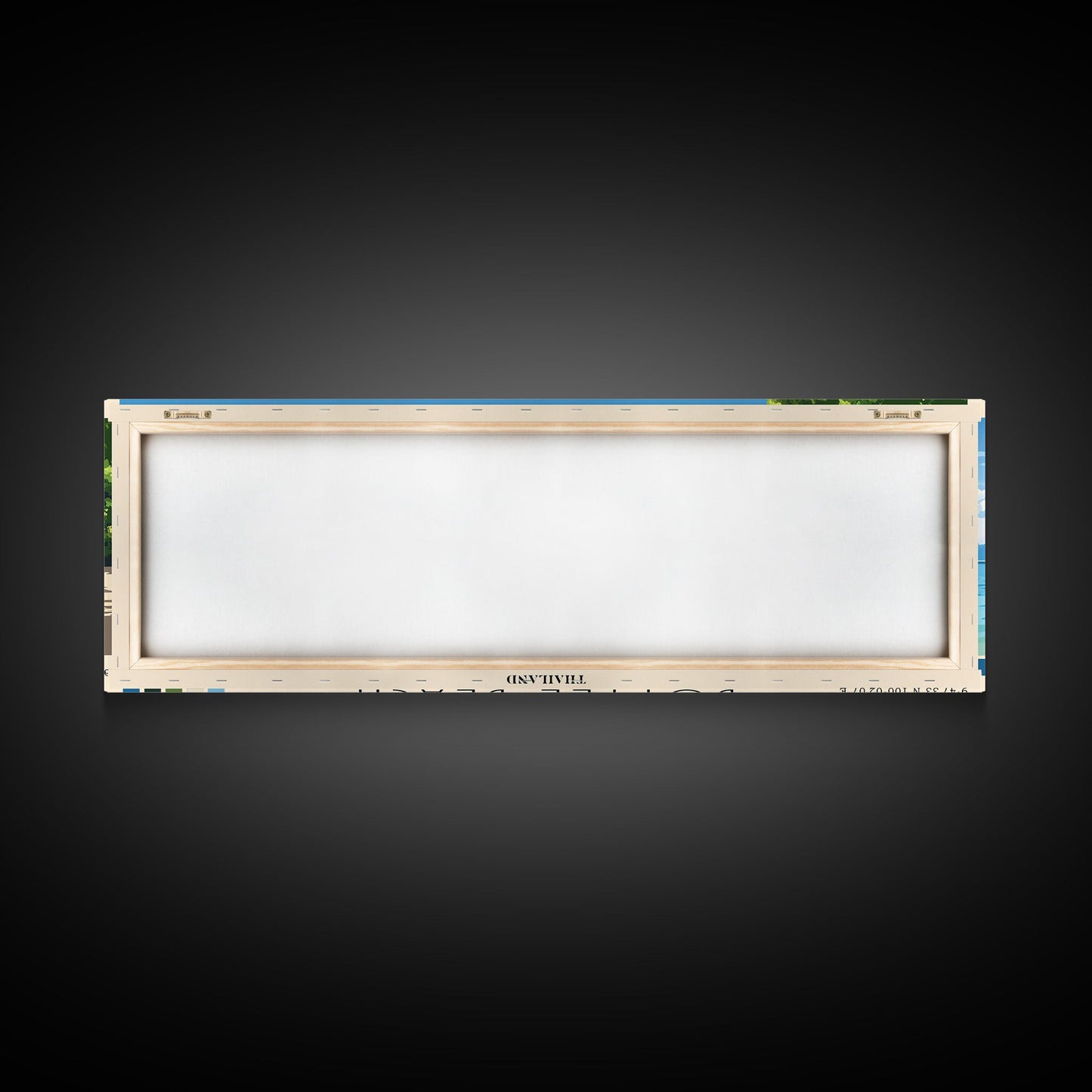 Bottle Beach, Thailand Panoramic Beach Print, Vacation Gift, Thailand Wall Art, Beach Painting, Beach Decor, Beach Painting