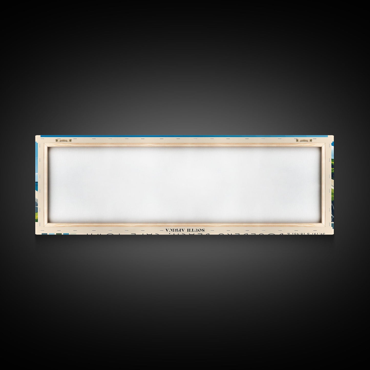 Boulders Beach, Cape Town, South Africa Panoramic Print, Vacation Gift, South Africa Wall Art, Beach Painting, Beach Decor, Beach Or Lakehouse Art