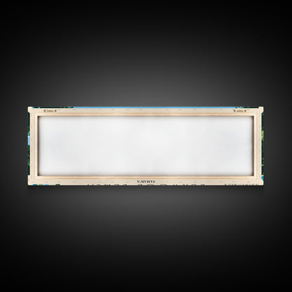 Burwood Beach, Jamaica Panoramic Beach Print, Vacation Gift, Jamaica Wall Art, Beach Painting, Beach Decor, Beach Painting