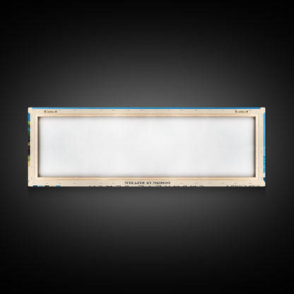 Cabarete Beach, Dominican Republic Panoramic Print, Vacation Gift, Dominican Republic Wall Art, Beach Painting, Beach Decor, Beach Or Lakehouse Art