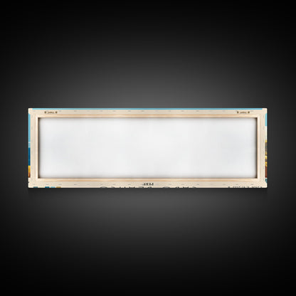 Cabo Blanco, Peru Panoramic Print, Vacation Gift, Peru Wall Art, Vacation Wall Art, Vacatation Memories, Beach Decor, Beach Or Lakehouse Art