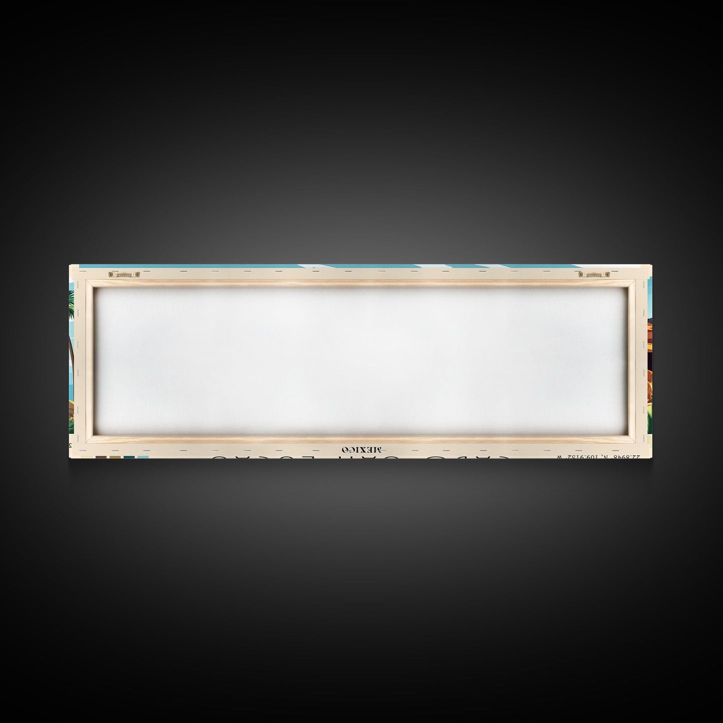 Cabo San Lucas, Mexico Panoramic Print, Vacation Gift, Mexico Wall Art, Beach Painting, Beach Decor, Beach Or Lakehouse Art