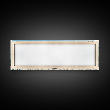 Cape Breton Island, Canada Panoramic Beach Print, Vacation Gift, Canada Wall Art, Framed Canvas Print, Framed Beach Painting