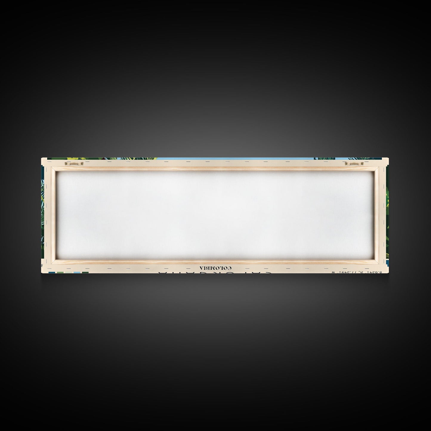 Capurgana, Colombia Panoramic Beach Print, Vacation Gift, Colombia Wall Art, Beach Painting, Beach Decor, Beach Painting