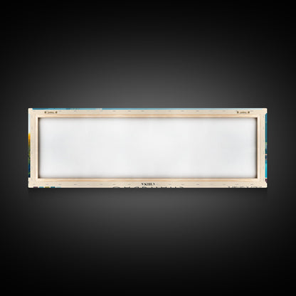 Changdao, China Panoramic Print, Vacation Gift, China Wall Art, Vacation Wall Art, Vacatation Memories, Beach Decor, Beach Or Lakehouse Art