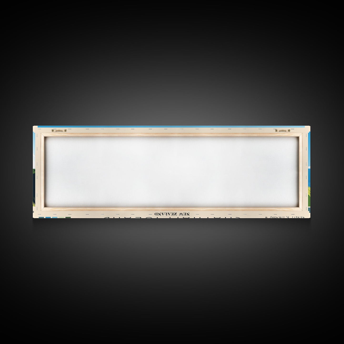 Chatham Island, New Zealand Panoramic Print, Vacation Gift, New Zealand Wall Art, Beach Painting, Beach Decor, Beach Or Lakehouse Art