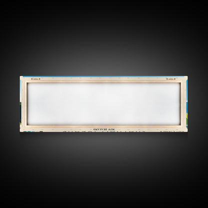 Chatham Island, New Zealand Panoramic Print, Vacation Gift, New Zealand Wall Art, Beach Painting, Beach Decor, Beach Or Lakehouse Art