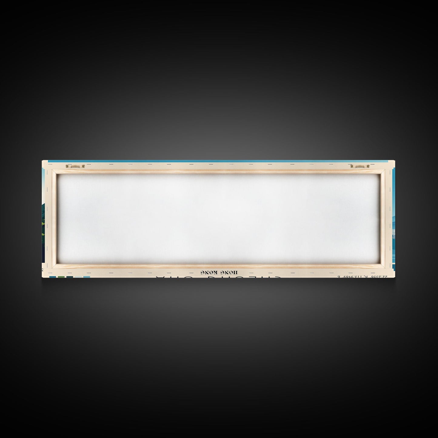 Cheung Sha, Hong Kong Panoramic Print, Vacation Gift, Hong Kong Wall Art, Beach Painting, Beach Decor, Large Wall Art, Wood Frame Art