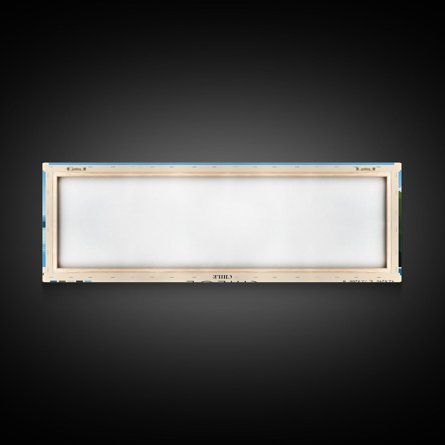 Chiloé, Chile Panoramic Print, Vacation Gift, Chile Wall Art, Beach Painting, Beach Decor, Large Wall Art, Wood Frame Art