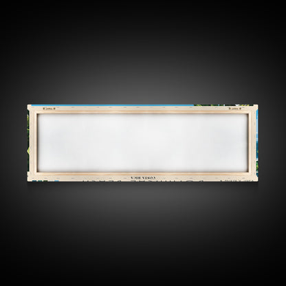 Dominical Beach, Costa Rica Panoramic Print, Vacation Gift, Costa Rica Wall Art, Beach Painting, Beach Decor, Beach Or Lakehouse Art