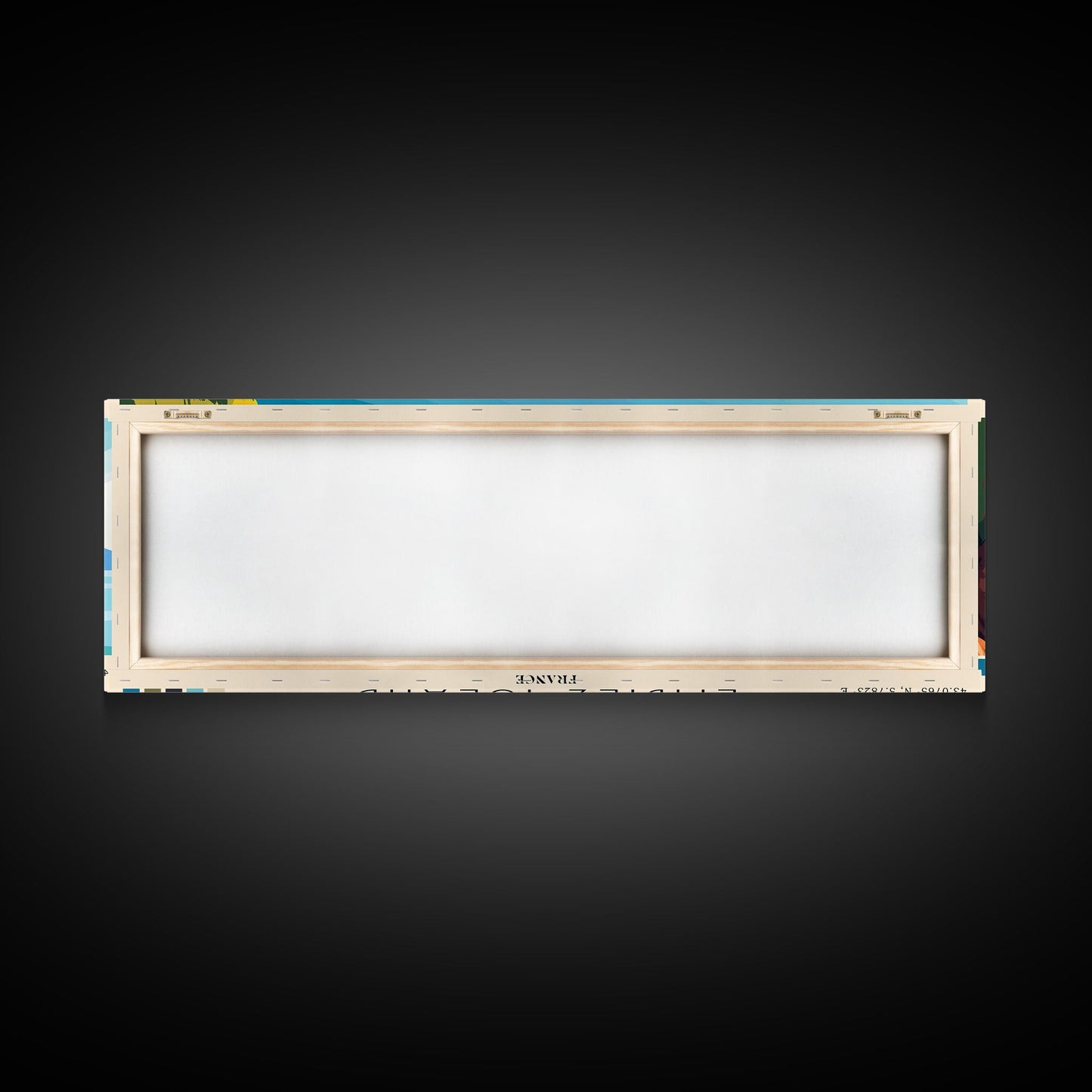 Embiez Island, France Panoramic Print, Vacation Gift, France Wall Art, Beach Painting, Beach Decor, Large Wall Art, Wood Frame Art