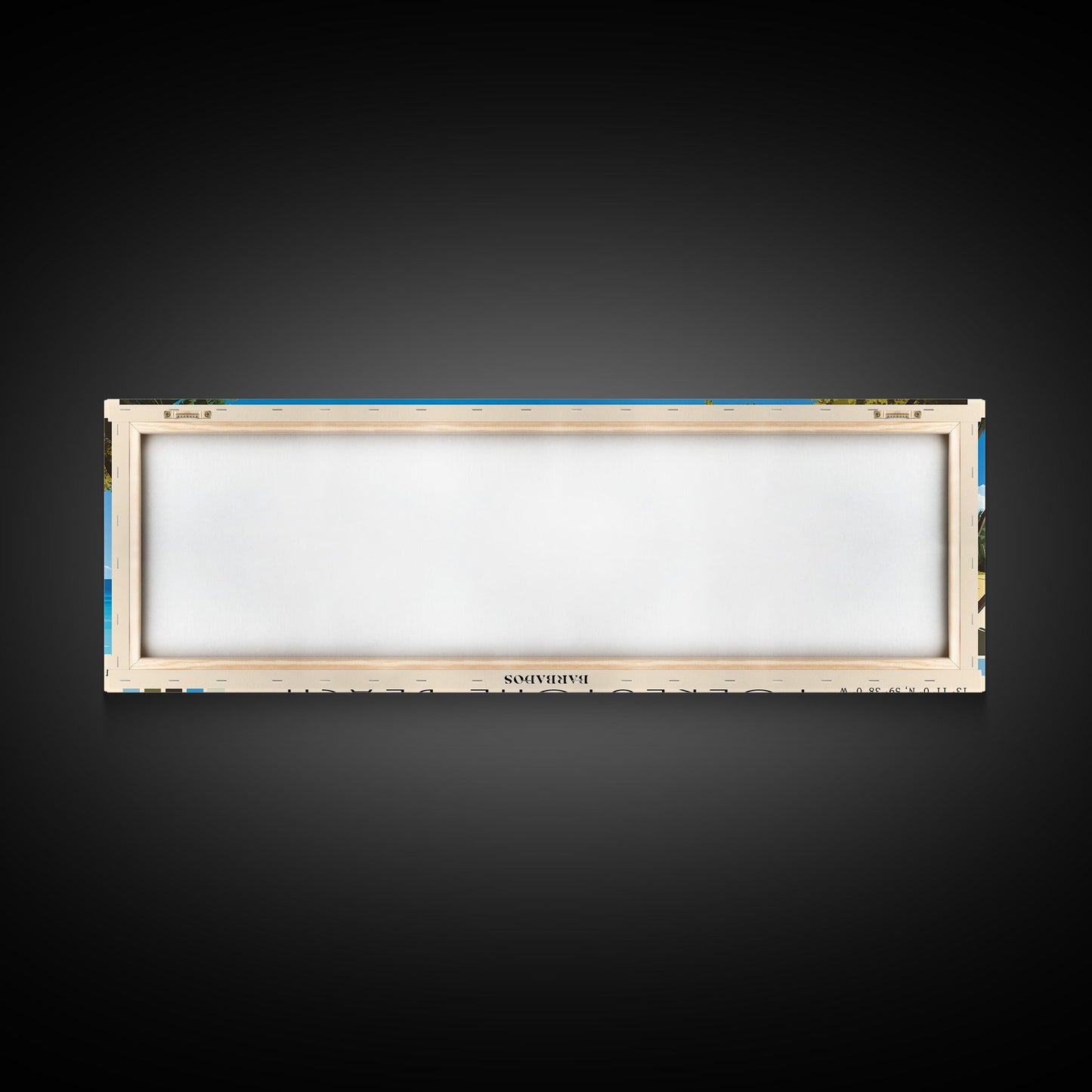 Folkestone Beach, Barbados Panoramic Print, Vacation Gift, Barbados Wall Art, Beach Painting, Beach Decor, Beach Or Lakehouse Art