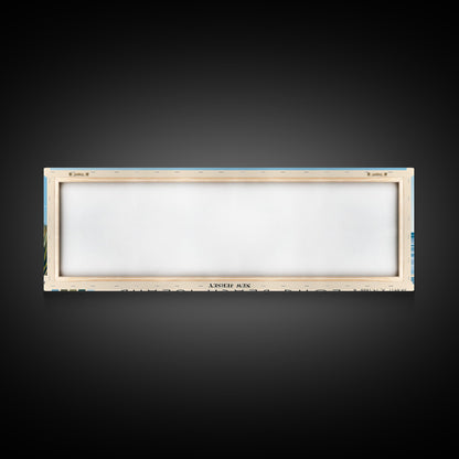 Long Beach Island, New Jersey Panoramic Print, Vacation Gift, New Jersey Wall Art, Beach Painting, Beach Decor, Beach Or Lakehouse Art