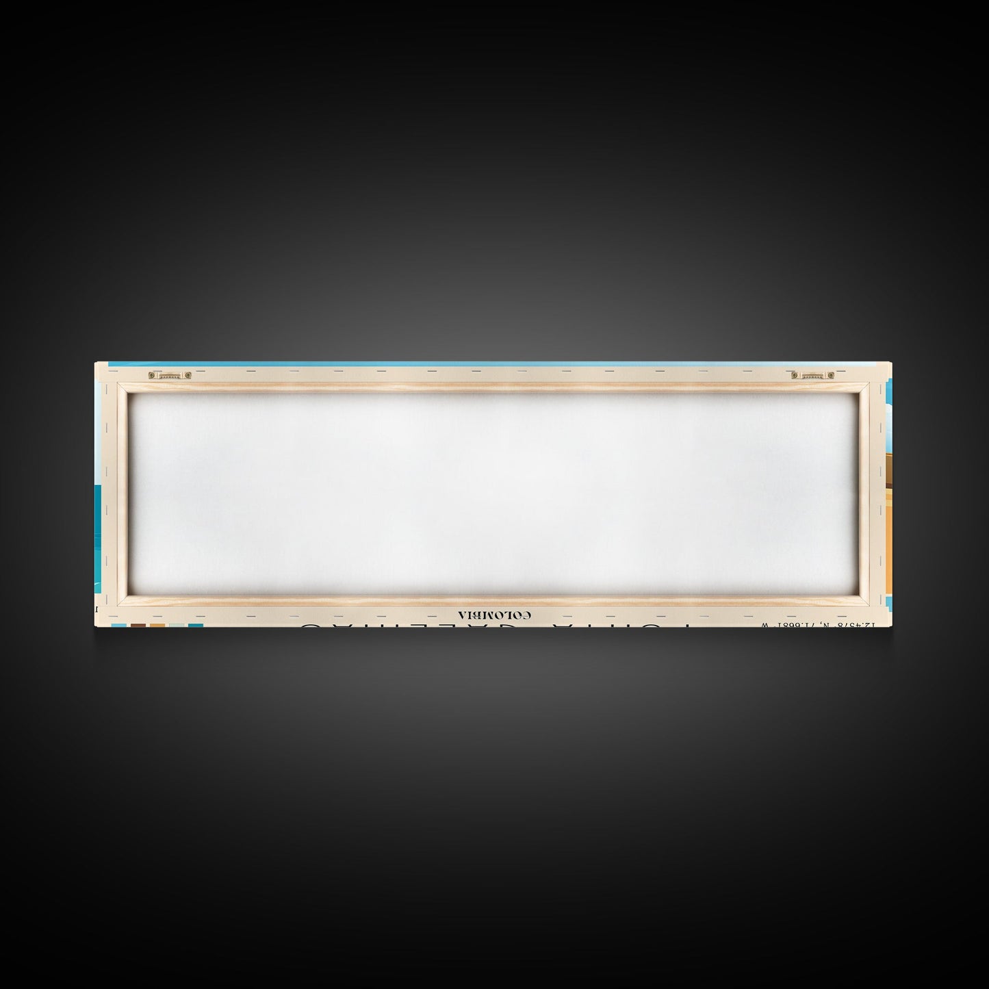 Punta Gallinas, Colombia Panoramic Beach Print, Vacation Gift, Colombia Wall Art, Framed Canvas Print, Framed Beach Painting