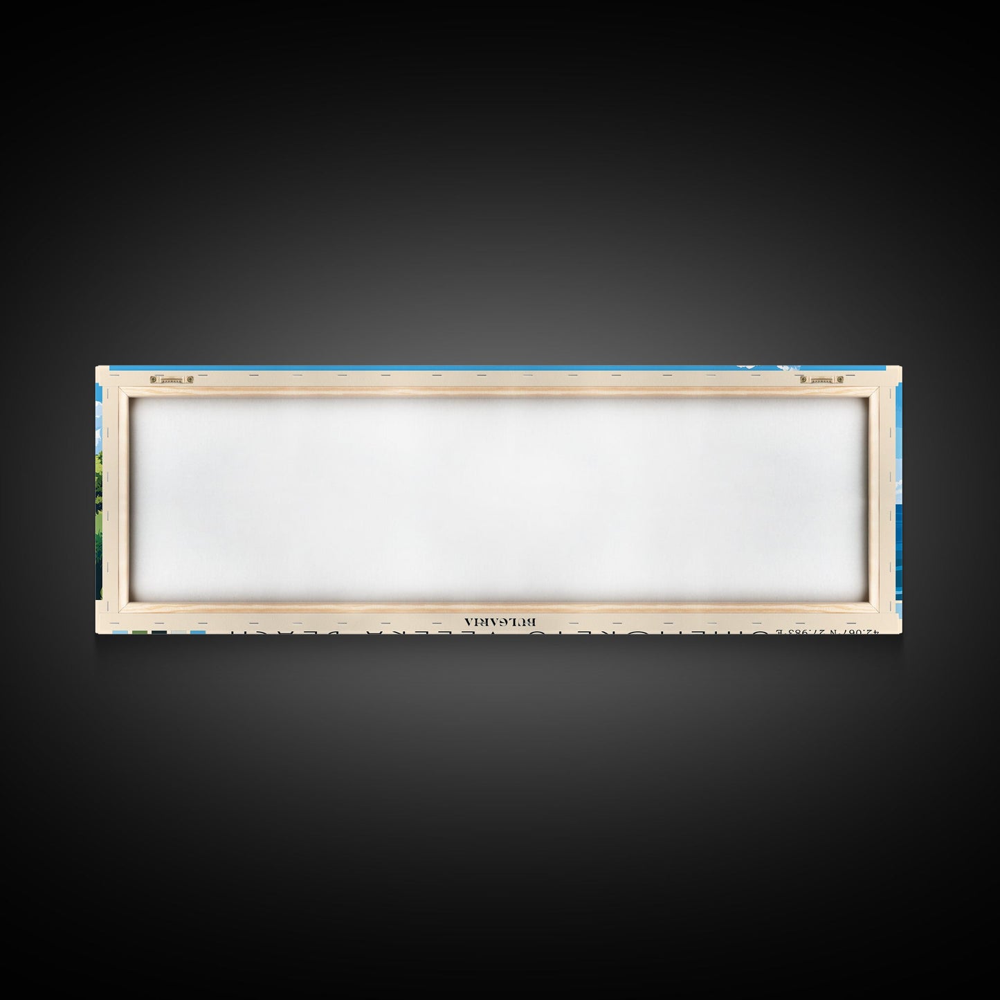 Sinemorets Veleka Beach, Bulgaria Panoramic Print, Vacation Gift, Bulgaria Wall Art, Beach Painting, Beach Decor, Beach Or Lakehouse Art