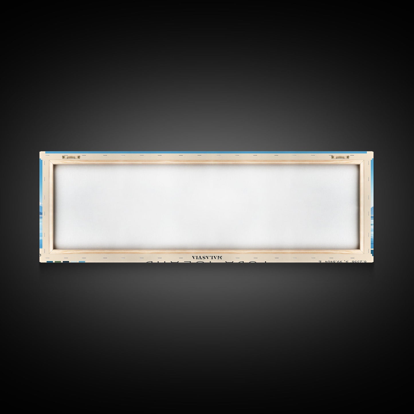 Tuba Island, Malasyia Panoramic Print, Vacation Gift, Malasyia Wall Art, Beach Painting, Beach Decor, Beach Or Lakehouse Art