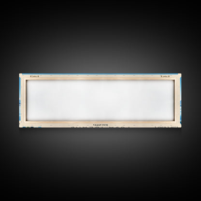 Tuba Island, Malasyia Panoramic Print, Vacation Gift, Malasyia Wall Art, Beach Painting, Beach Decor, Beach Or Lakehouse Art