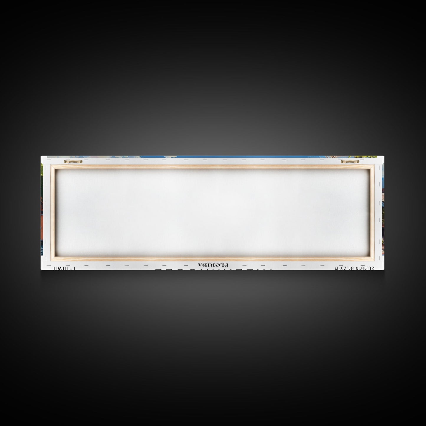 Tallahassee Florida Travel Poster, Framed Canvas Print, Wall Art, Home Decor, Travel Gift, Living Room Art, Retro Style Art